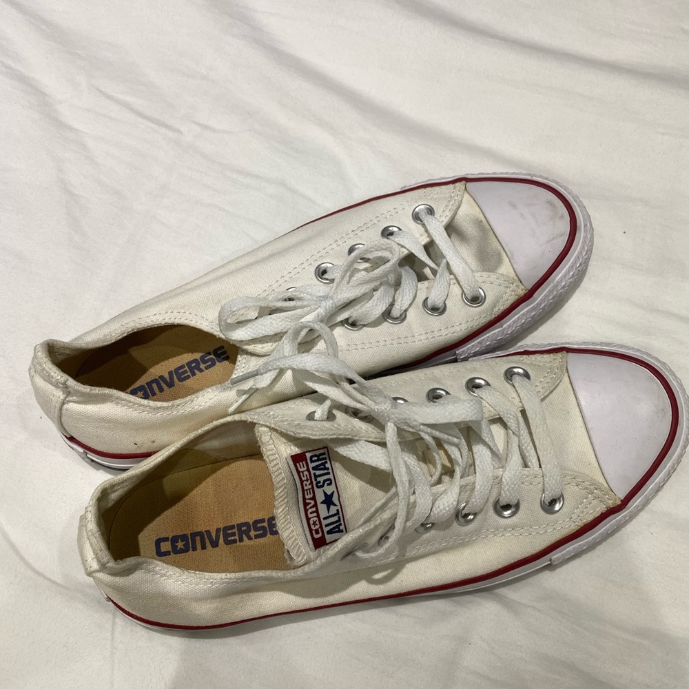 Converse White Low-Top Sneakers